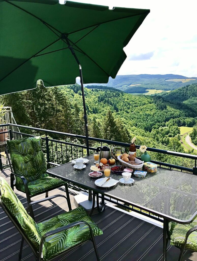 Lautertal Aussicht Balkon